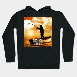 Old School Fishing Fisherman Hoodie